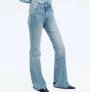 H&M Light Blue Flared Jeans for Women